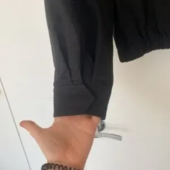 Musinsa Standard Spring Bomber Jacket, Black, size L - Picture 13 of 14